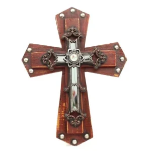 Western Moments Wooden Wall Cross