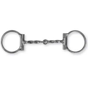Western Offset Dee Sq Slow Twist Snaffle Bit 5