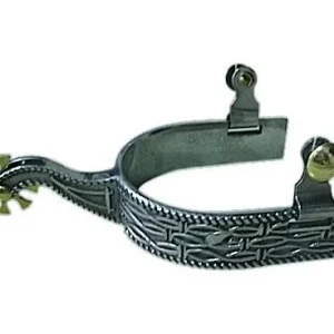 Western SS Barbwire 8pt Mens Spurs