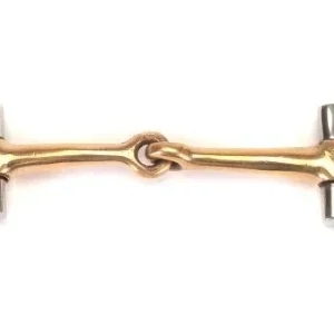 Western SS Copper Mouth Snaffle D-Ring Bit