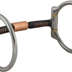 Western SS Mullen Copper Roller D-Ring Bit