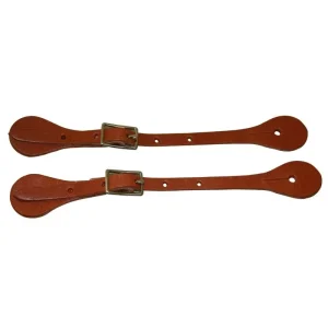 Western Youth Latigo Straight Spur Straps