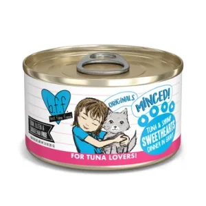 Weuva B.F.F. Originals Tuna & Shrimp Sweethearts Dinner in Gravy Minced Canned Cat Food