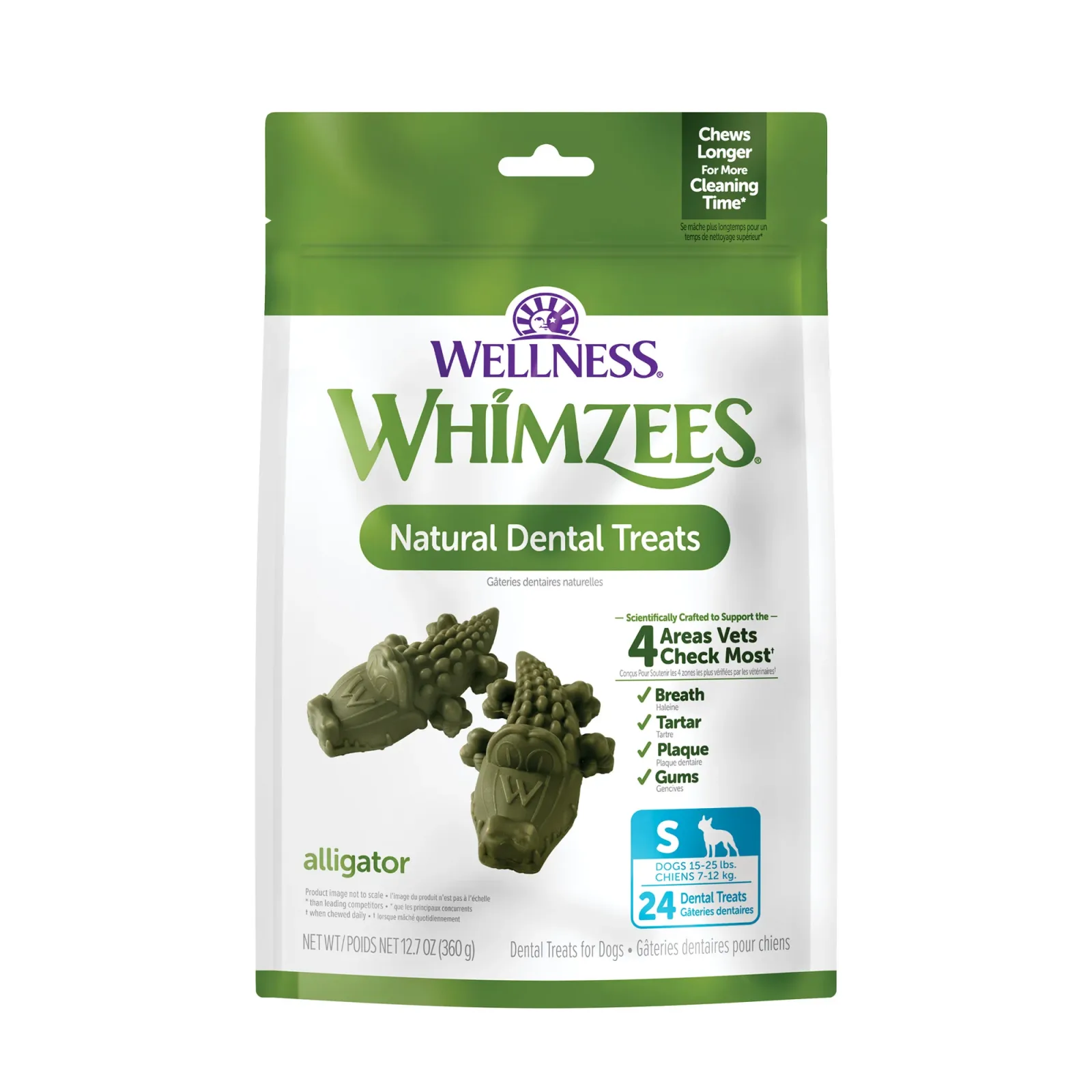Whimzees Alligator Dental Dog Treats