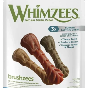 Whimzees Brushzees Dental Treats Small