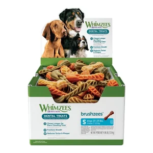 Whimzees Bulk Box Toothbrush Star Small, 150-Count