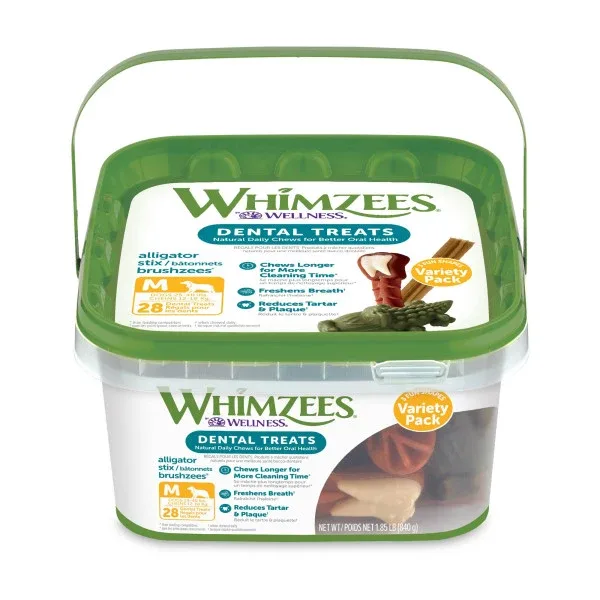 Whimzees Dental Chew Variety Pack Dog Treats - Image 2