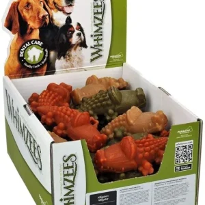 Whimzees Natural Dental Care Alligator Treats Small