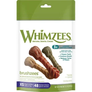 Whimzees Toothbrush Star X-Small, 12.7 oz Bag