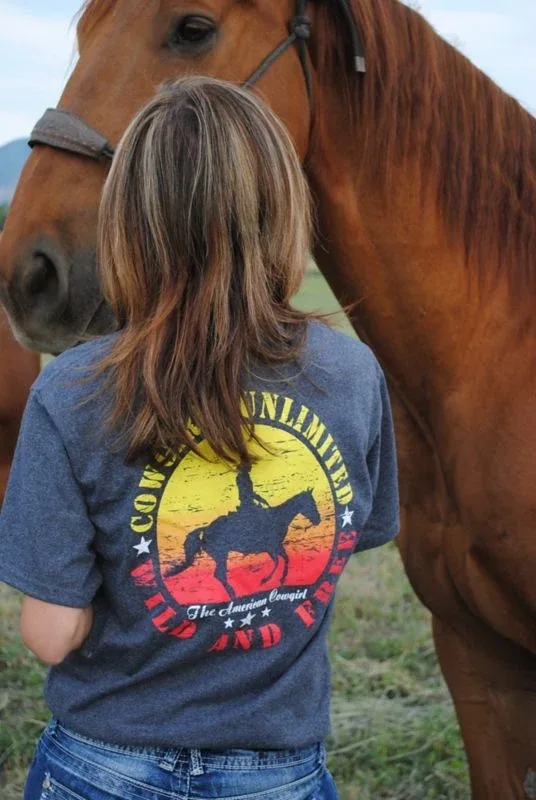 Wild and Free Adult T-Shirt - Image 2