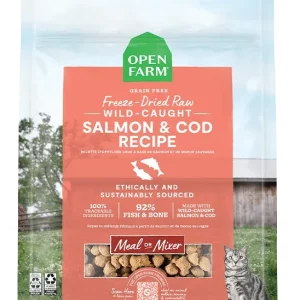 Wild-Caught Salmon & Cod Freeze Dried Raw Morsels for Cats