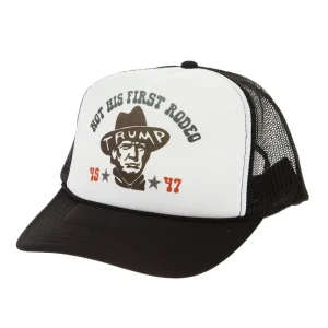 Wild Junkie Not His First Rodeo Trump Trucker Hat