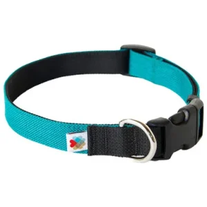 Wildebeest Turquoise Funston Classic Dog Collar