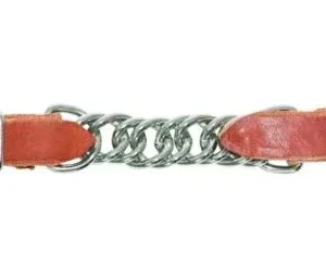 Wildfire Saddlery Harness Flat Chain Curb 5/8Tan