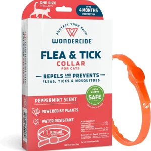 Wondercide Flea and Tick Cat Collar for Cats-Peppermint
