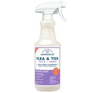 Wondercide Flea & Tick Rosemary Scent Spray for Pets + Home with Natural Essential Oils
