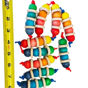 Wood beads foot toy II