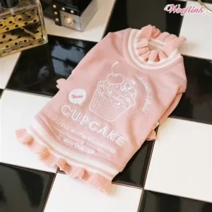 Wooflink Cupcake Sweatshirt Pink