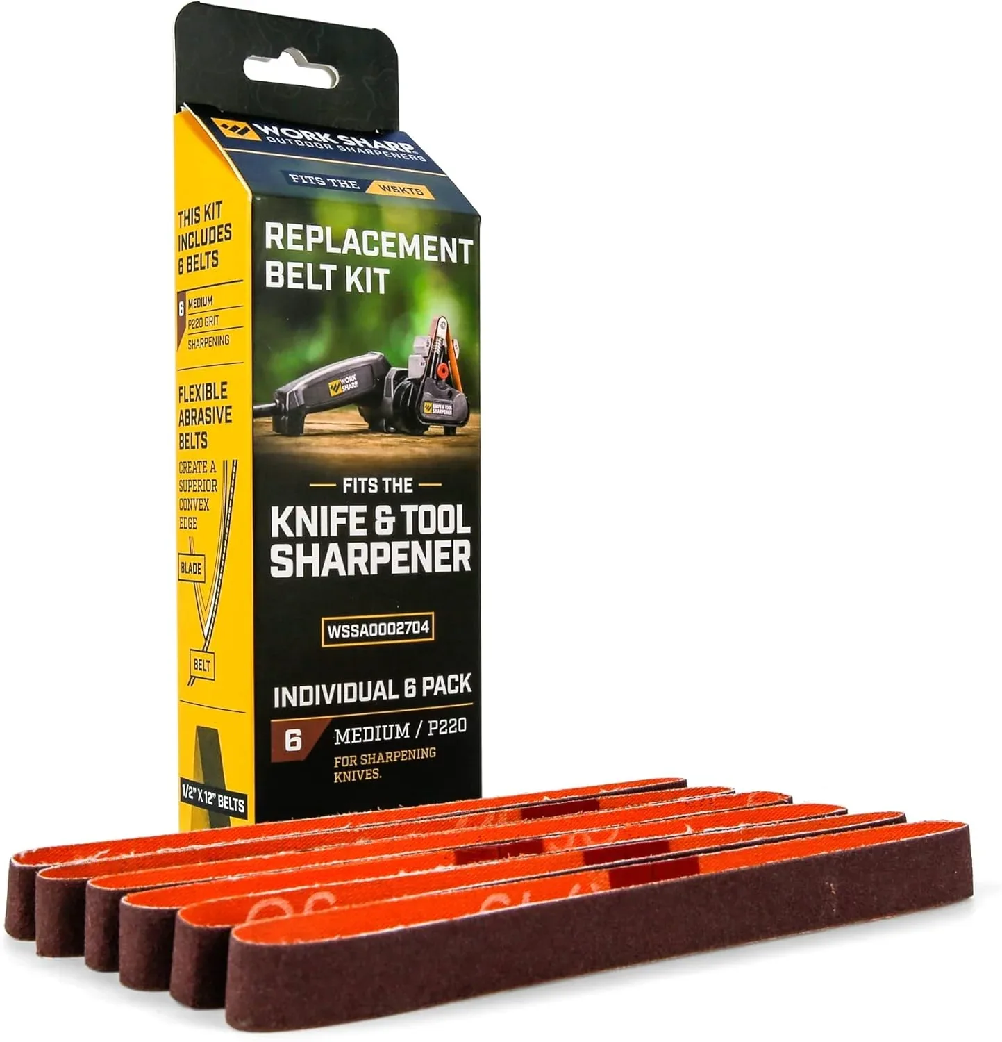 Work Sharp WSKTS Medium P220 Grit Belt Accessory Kit