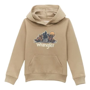 Wrangler Boy's Cowboy Trench Coat Hoodie