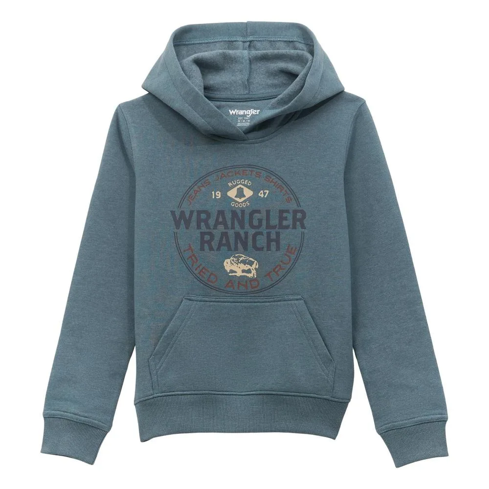 Wrangler Boys Goblin Blue Wrangler Ranch Hoodie