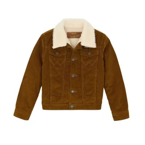 Wrangler Boy's Sherpa Lined Corduroy Jacket