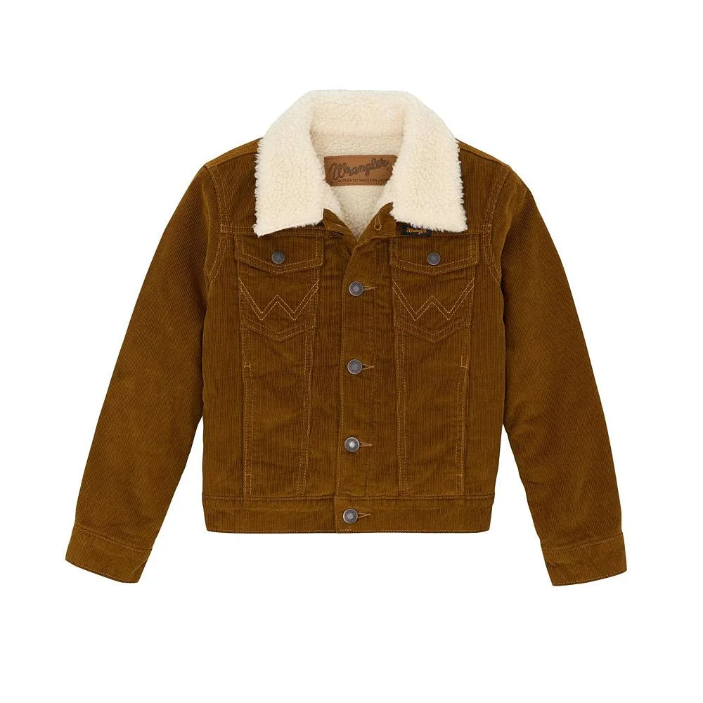Wrangler Boy's Sherpa Lined Corduroy Jacket