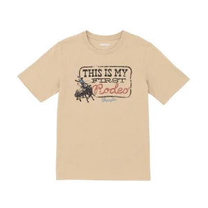 Wrangler Boy's Trench Coat First Rodeo Tee Shirt