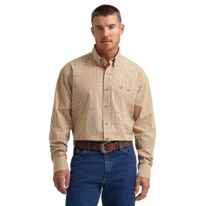 Wrangler George Strait Long Sleeve Button Down One Pocket Shirt
