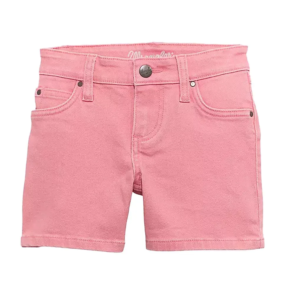 Wrangler Girl's Pink Aubrie Shorts - Image 2