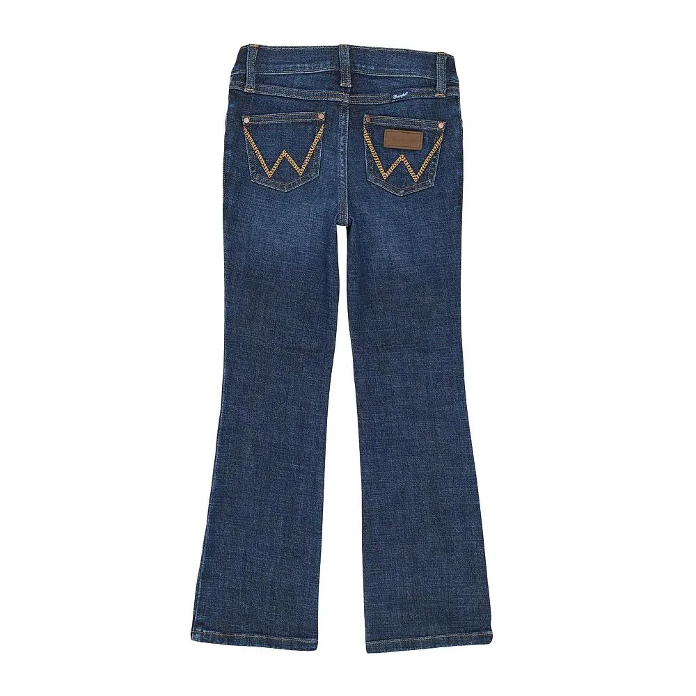 Wrangler Girl's West Retro Ada Boot Cut Jeans