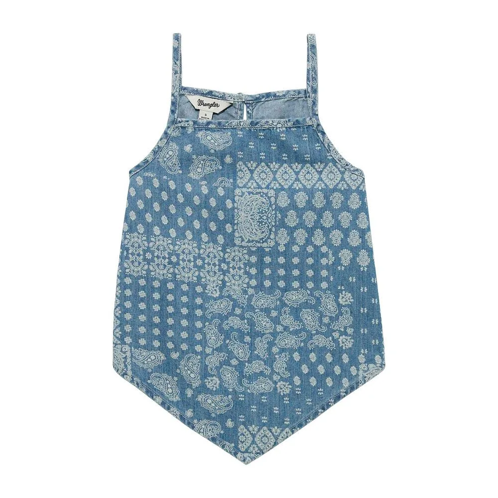 Wrangler Girl's Western Denim Tank