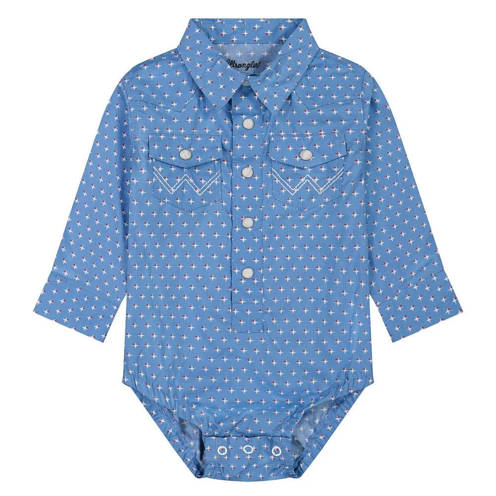 Wrangler Infant Multi Stripe Onesie