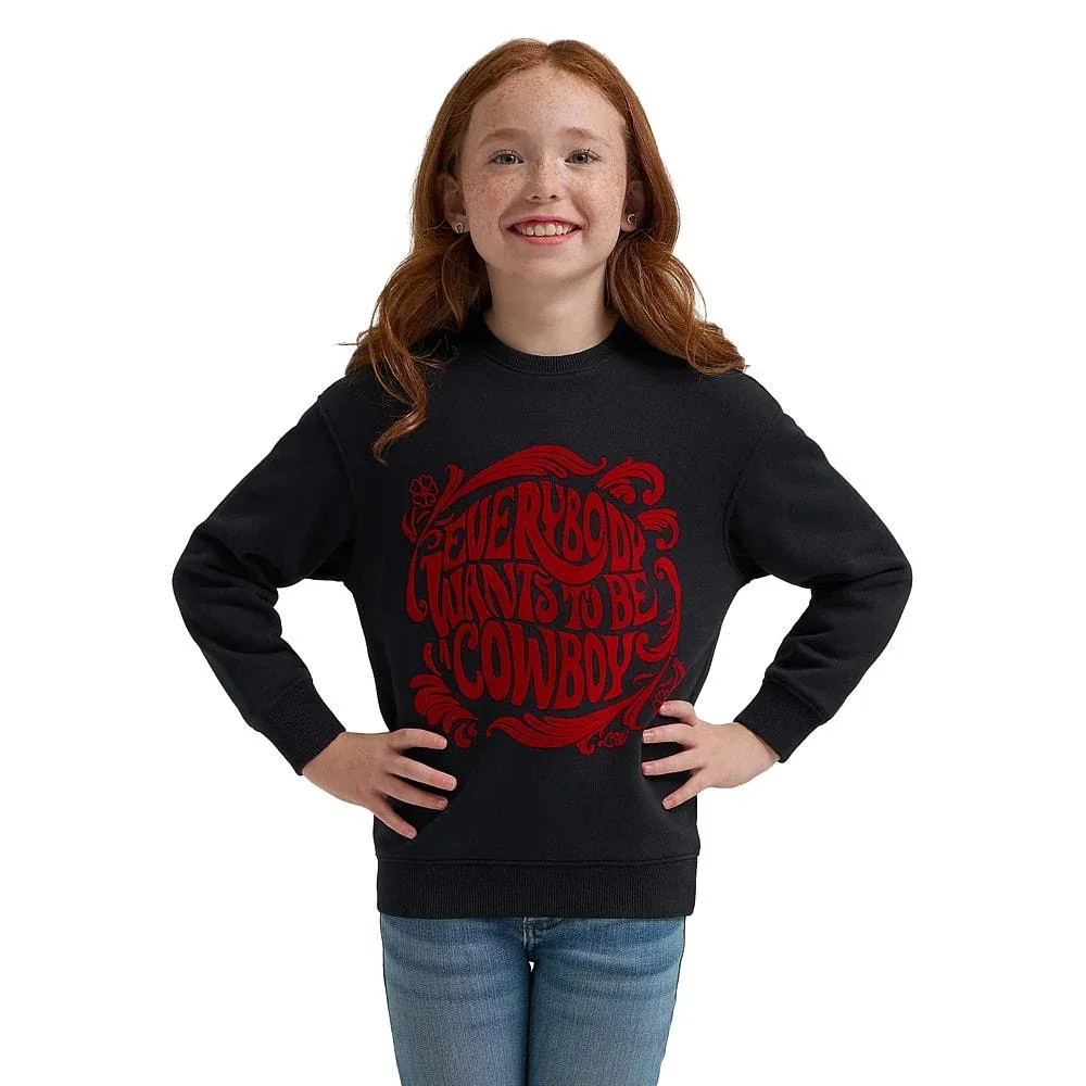 Wrangler Lainey Wilson Girl's Everybody Wants To Be Crew Neck