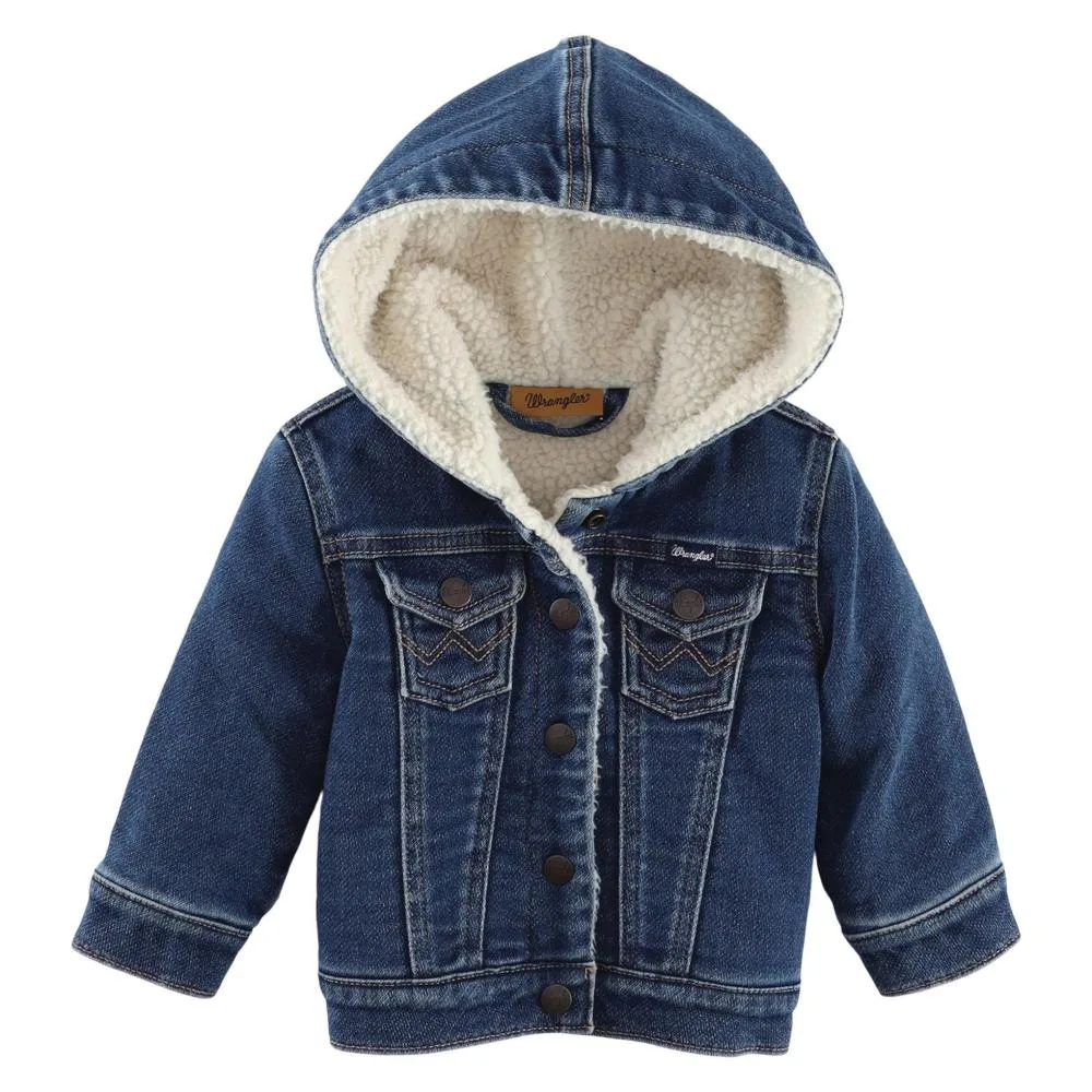 Wrangler Little Kids Blue Denim Jacket