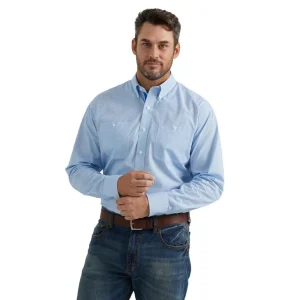 Wrangler Men's George Strait Long Sleeve Button Down