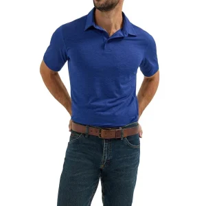 Wrangler Men's Navy Performance Polo