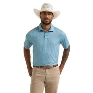 Wrangler Men's Paisley ATG Performance Polo
