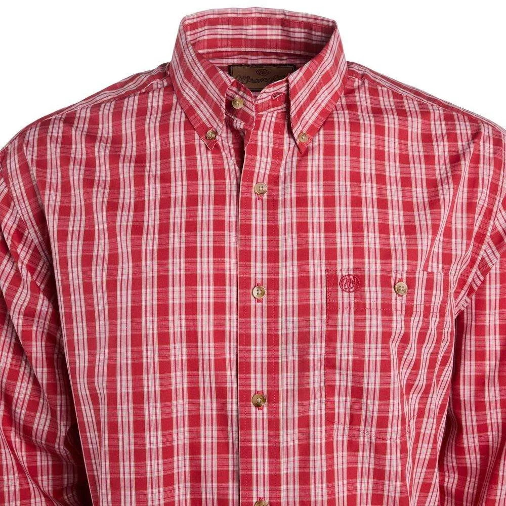 Wrangler Men's Red Plaid Button Down - Image 2