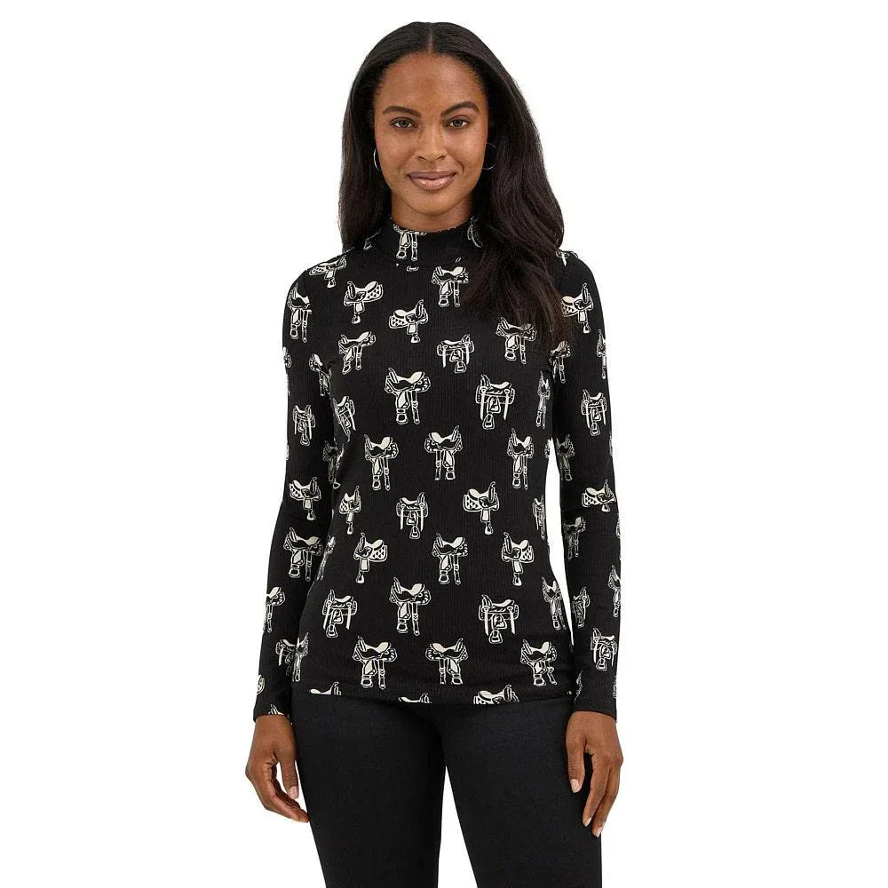 Wrangler Women's Saddle Print Top