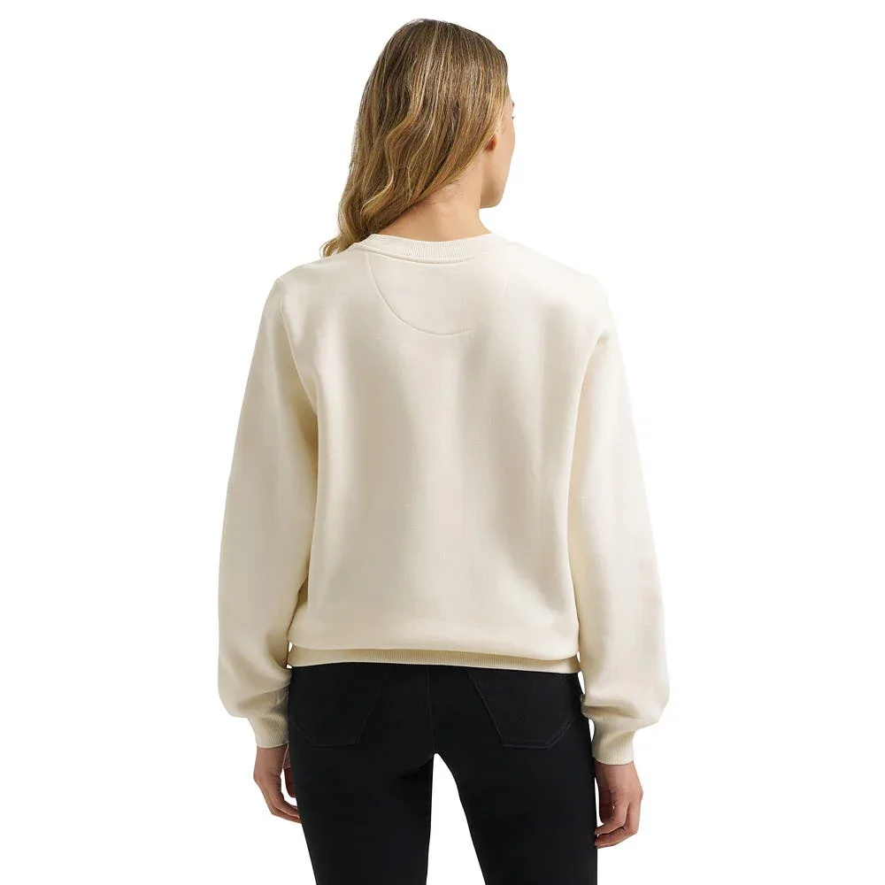 Wrangler Women's White Rodeo Club Sweatshirt - Image 2