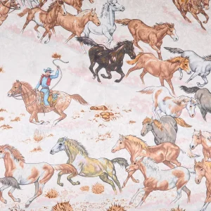 Wyoming Traders Stampede Ivory Wild Rag
