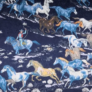 Wyoming Traders Stampede Navy Wild Rag