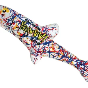 Yeowww! Pollock Fish Catnip Toy Multi-Color 11 in
