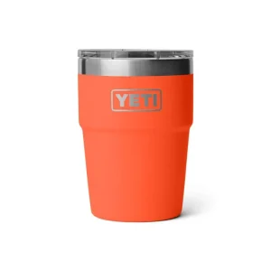 Yeti Coolers Papaya Rambler 16 oz Stackable with MagSlider Lid