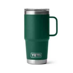 Yeti Coolers Rambler 20oz Travel Mug Black Forest Green