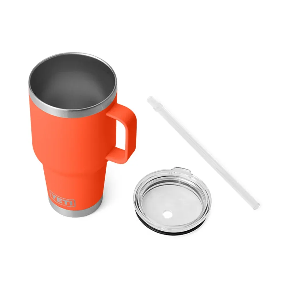 Yeti Coolers Rambler 35 oz Straw Mug Papaya - Image 2