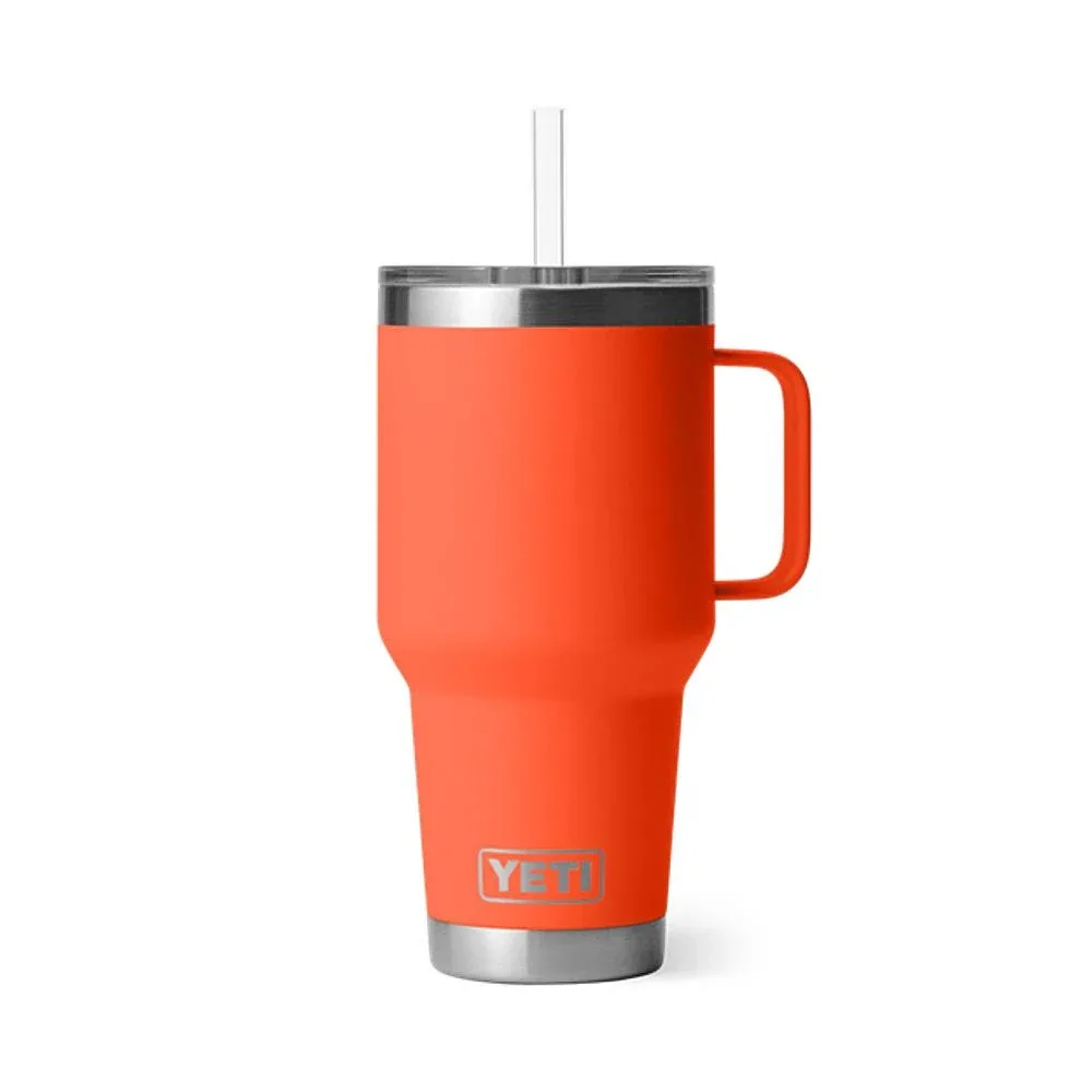 Yeti Coolers Rambler 35 oz Straw Mug Papaya
