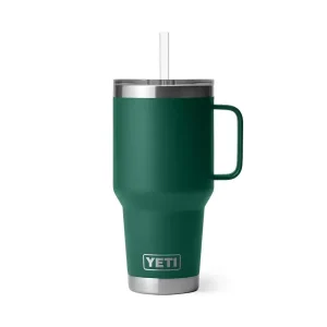 Yeti Coolers Rambler 35oz Straw Mug Black Forest Green