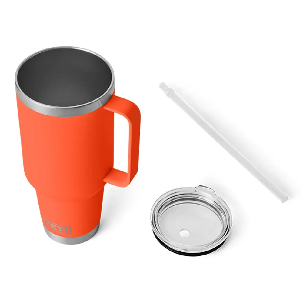 Yeti Coolers Rambler 42 oz Straw Mug Papaya - Image 2